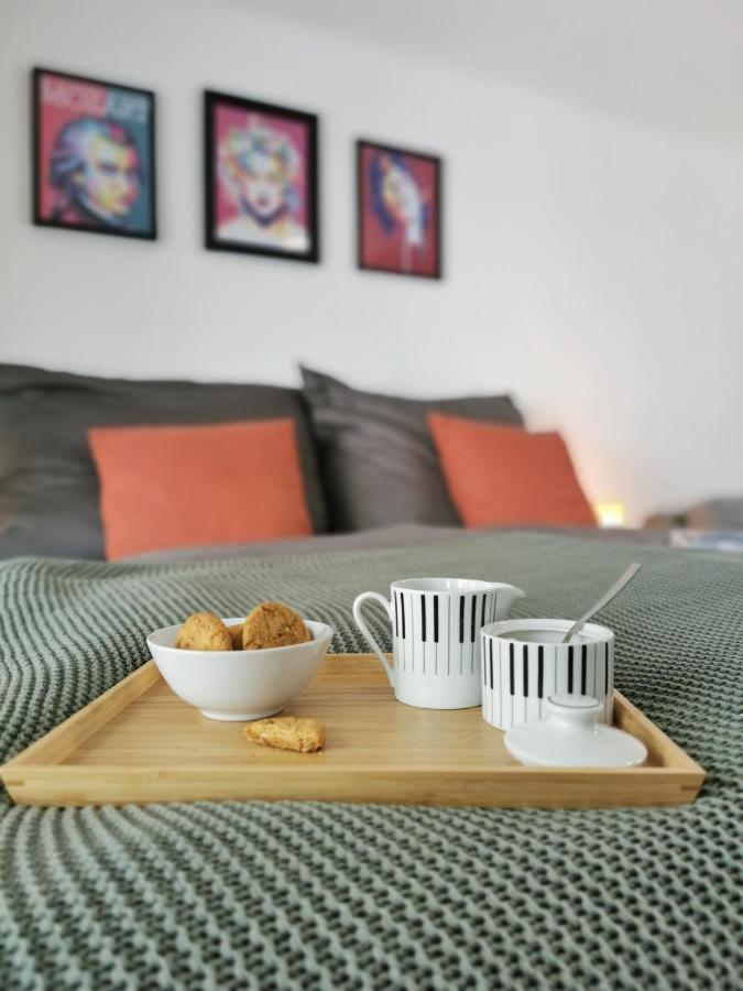 Neues City Center Piano Appartement Mit Netflix Klagenfurt am Woerthersee Eksteriør bilde